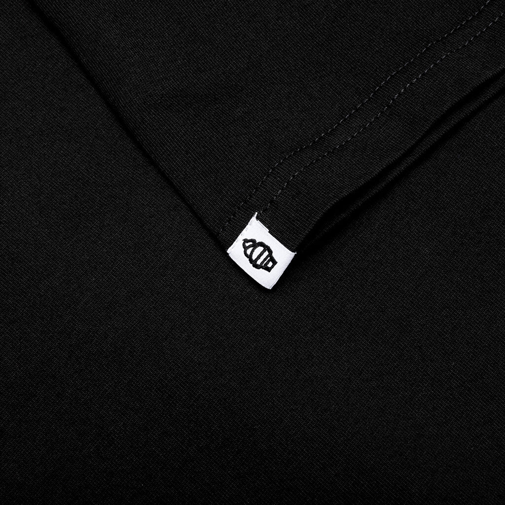 Face Time S/S Tee - Black - Image 5