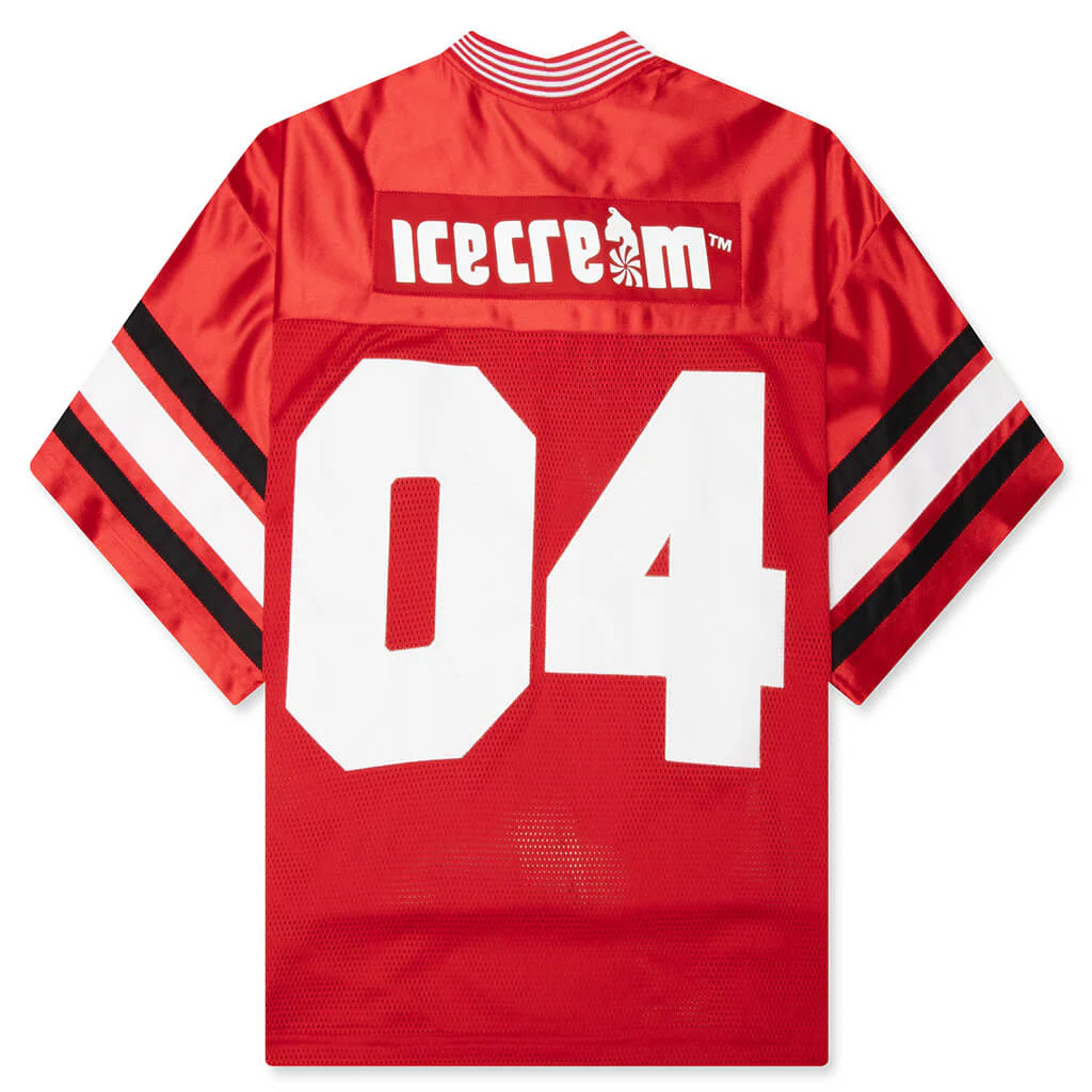 For Us S/S Knit Jersey - Pompeian Red - Image 2