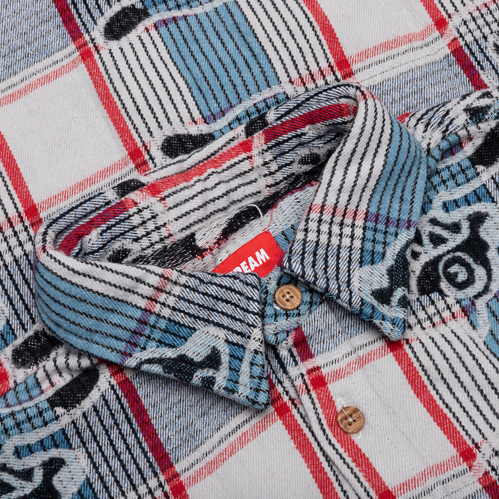 Harry L/S Woven - Strong Blue - Image 3