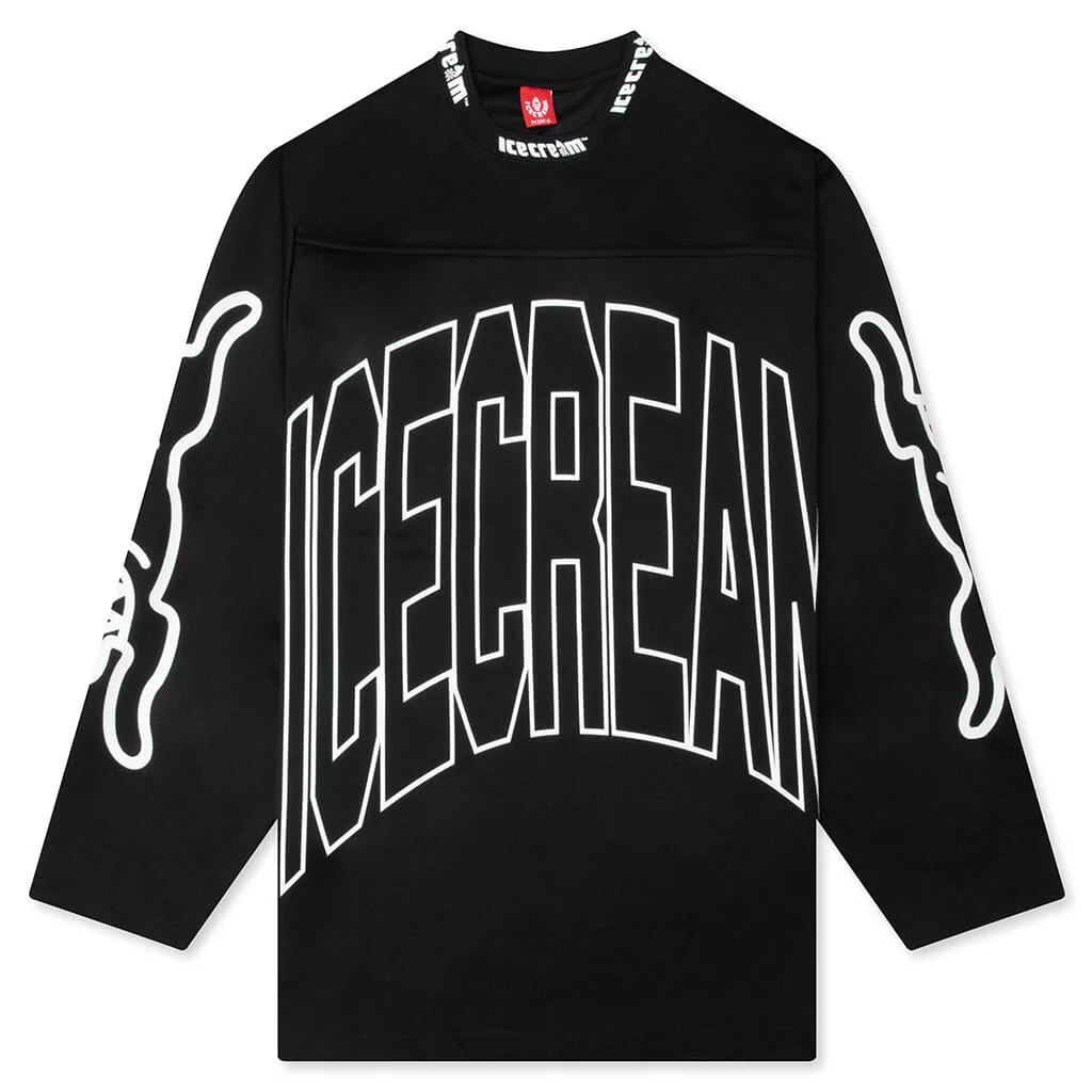 Hyperdrive L/S Knit Tee - Black