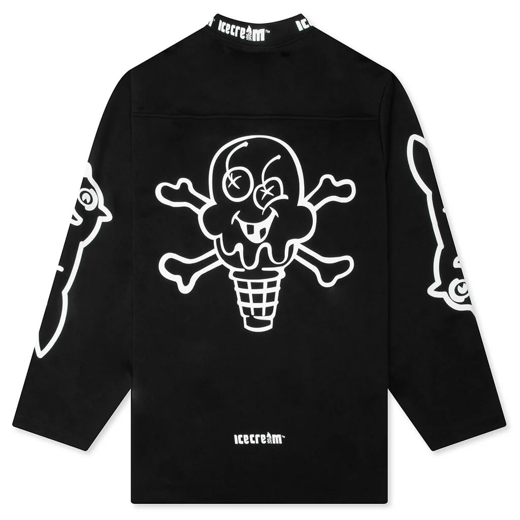 Hyperdrive L/S Knit Tee - Black - Image 2
