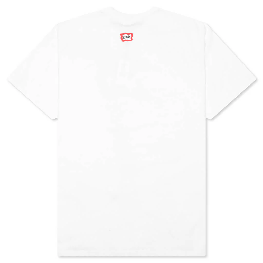Wide Eyed S/S Tee - White - Image 2
