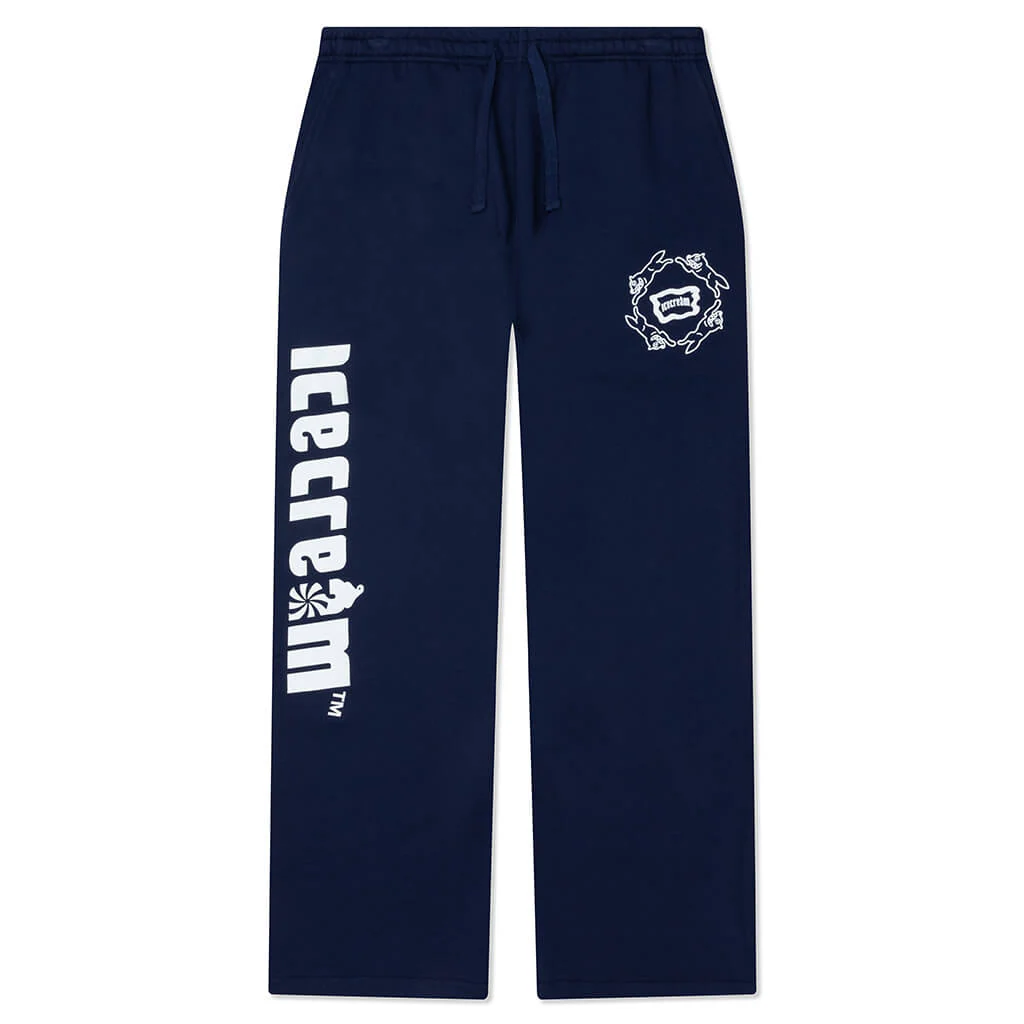Vertical Sweatpants - Black Iris