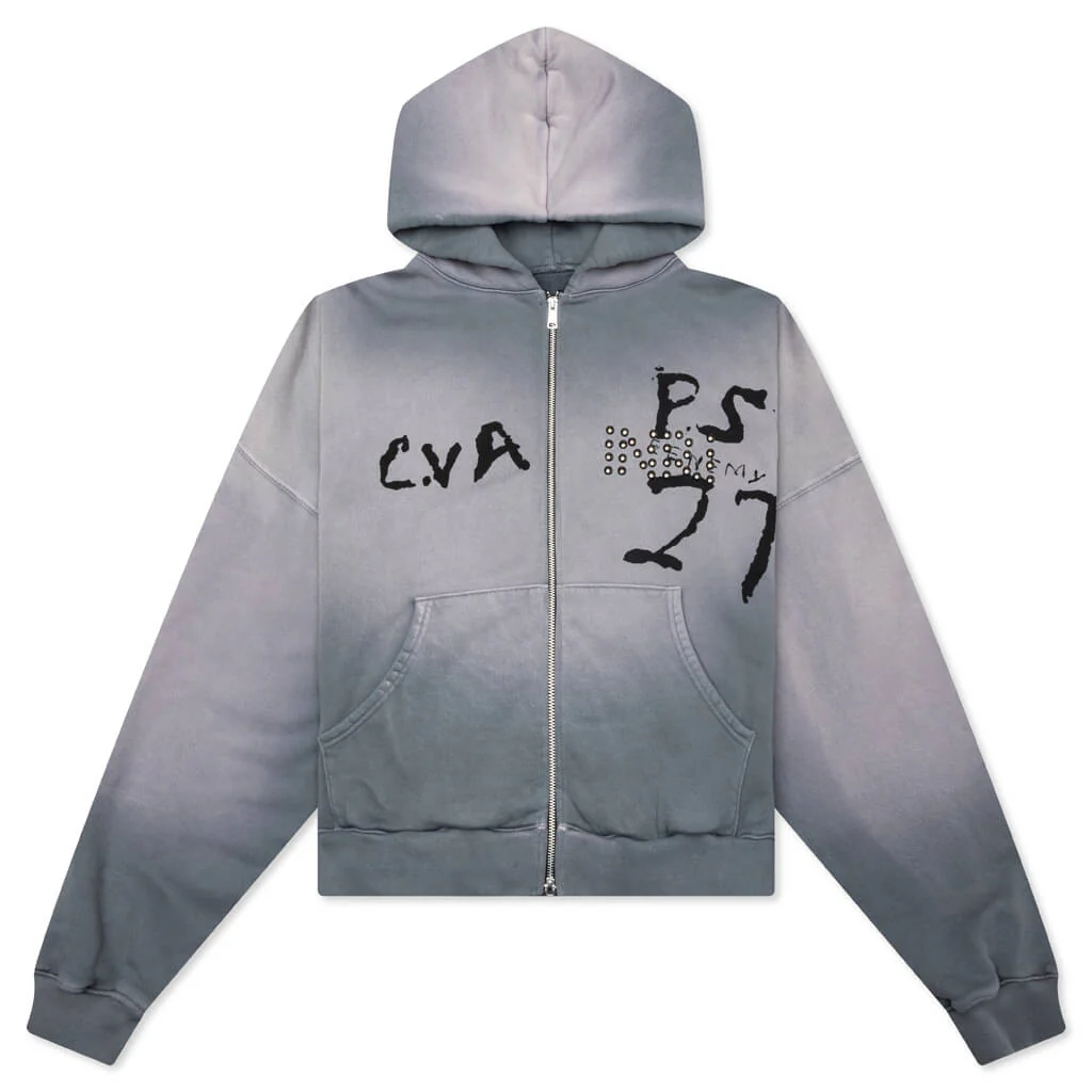 Inri Zip Hoodie - Grail Grey