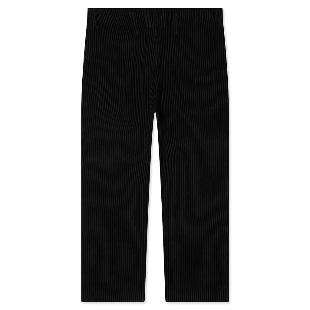 Kersey Pleats Pants - Black - Image 2