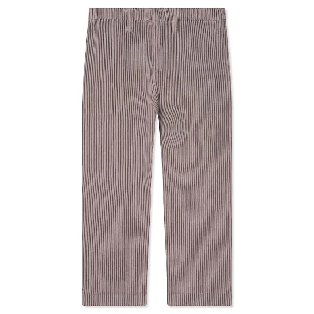 Kersey Pleats Pants - Gray