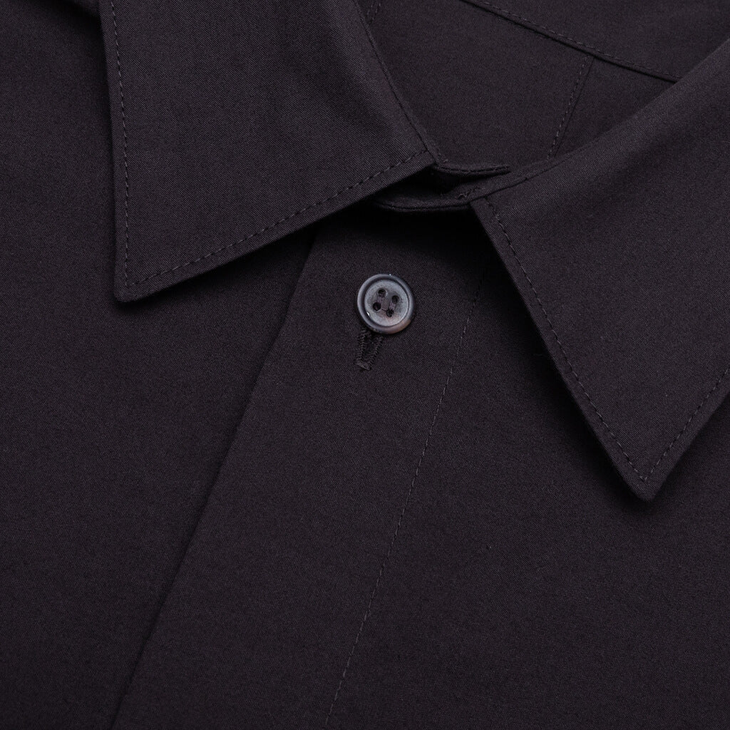 Streamline S/S Button Up Shirt - Dark Brown - Image 3