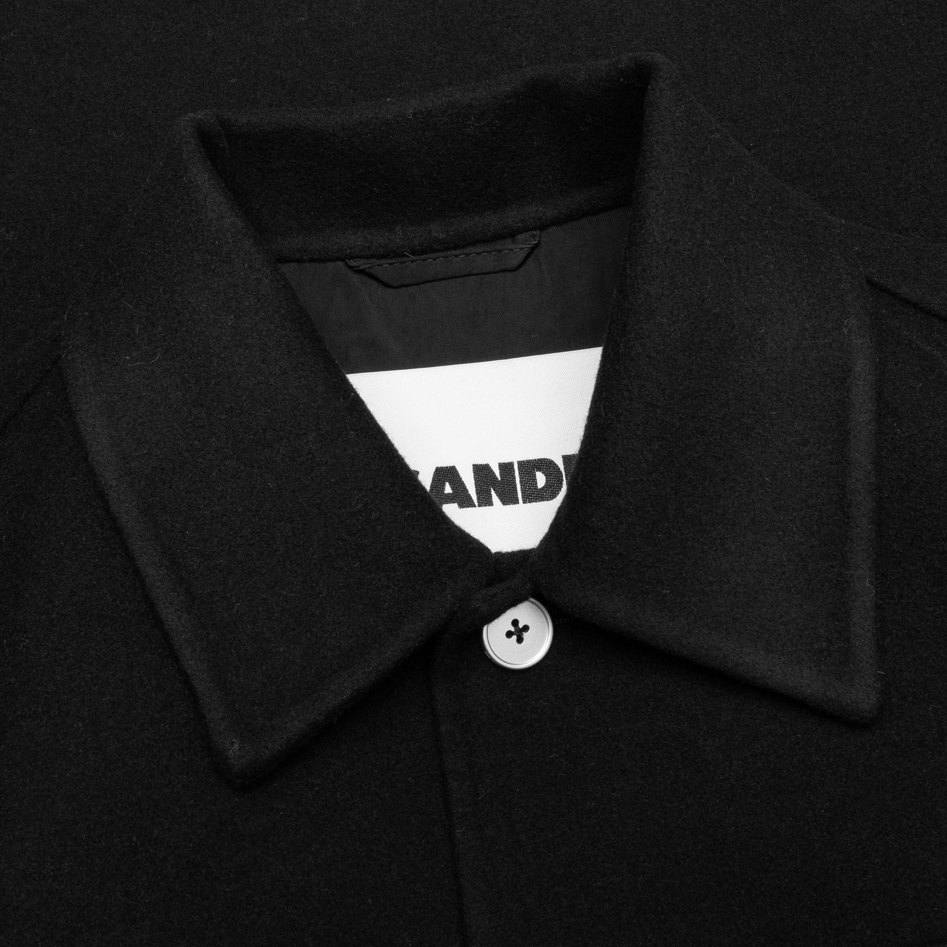 Cashmere Outer Shirt - Black - Image 3