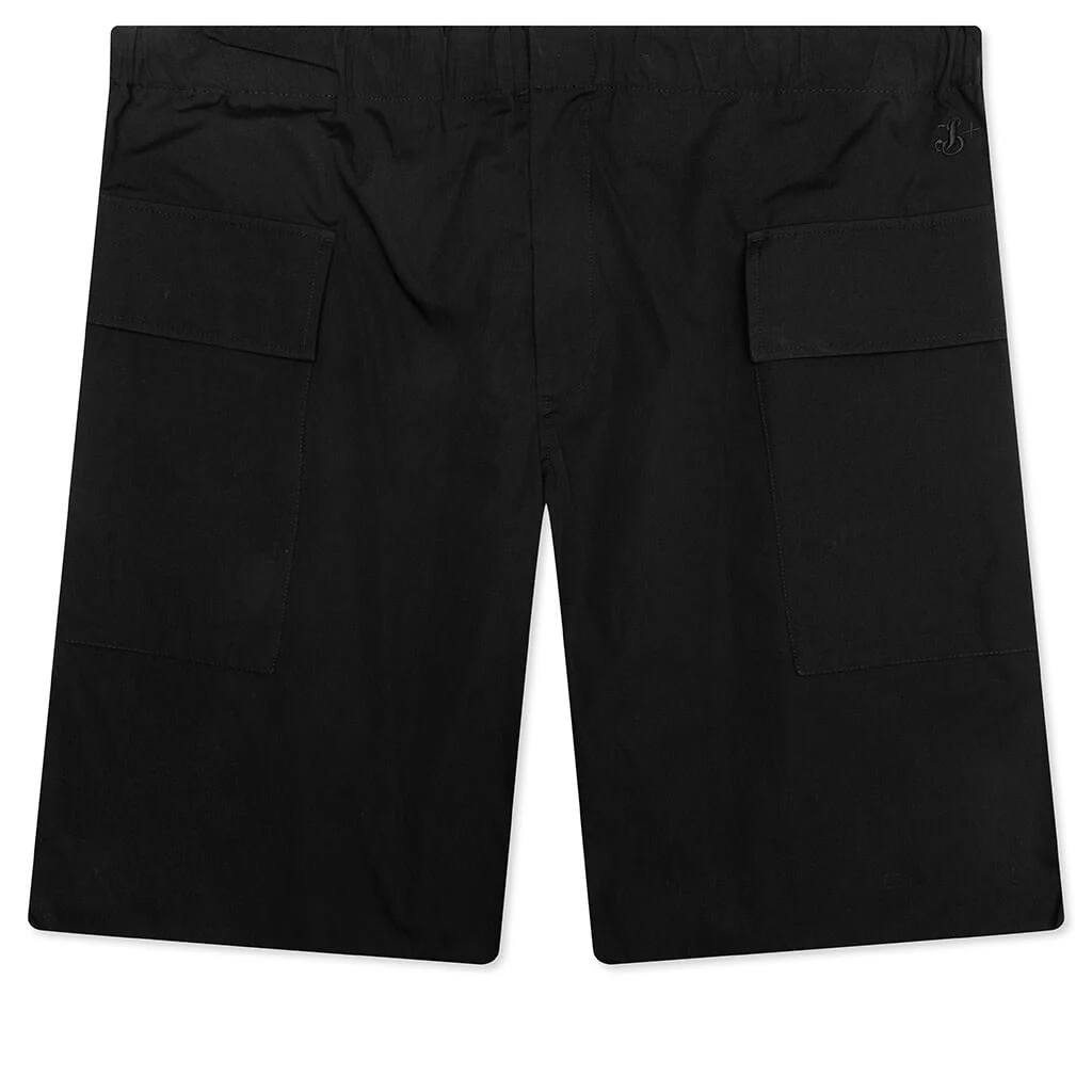 Glass Finish Cotton Poplin 94 Shorts - Black - Image 2