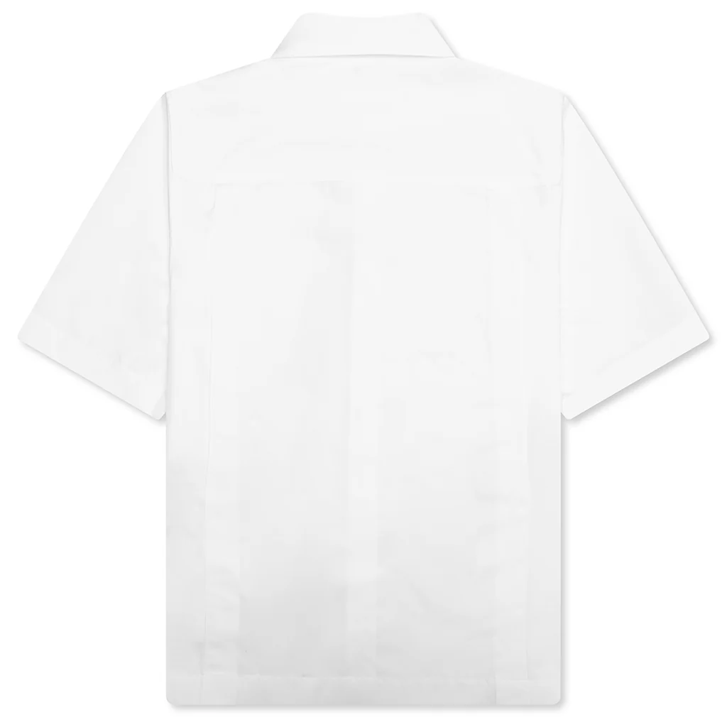 Heavy Organic Cotton Poplin Shirt 131 - Optic White - Image 2