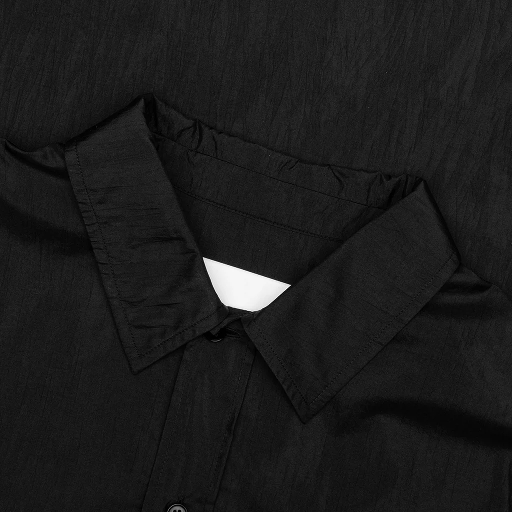 Silk And Nylon Shirt - Black - Image 3