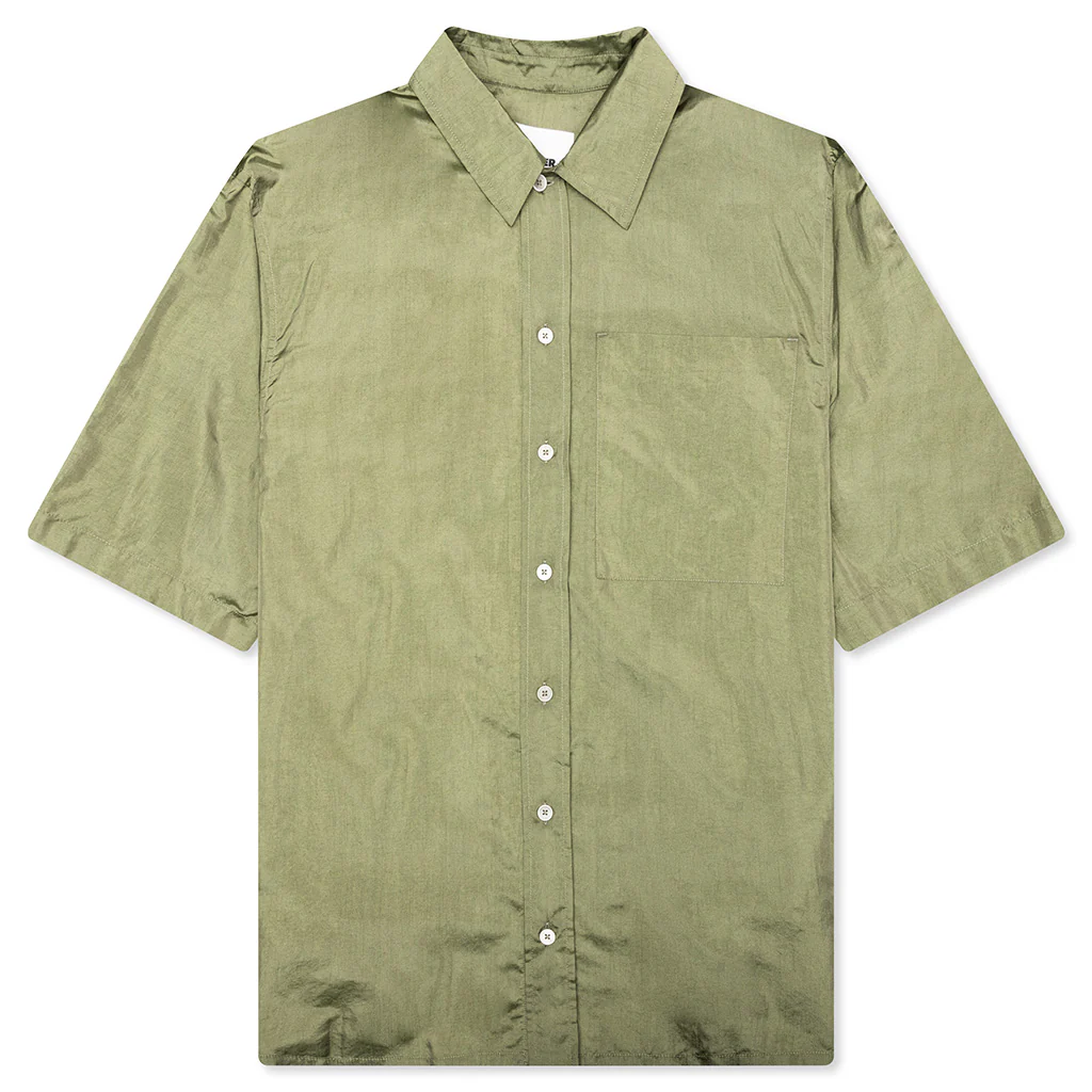 Silk And Nylon Shirt - Grasshopper