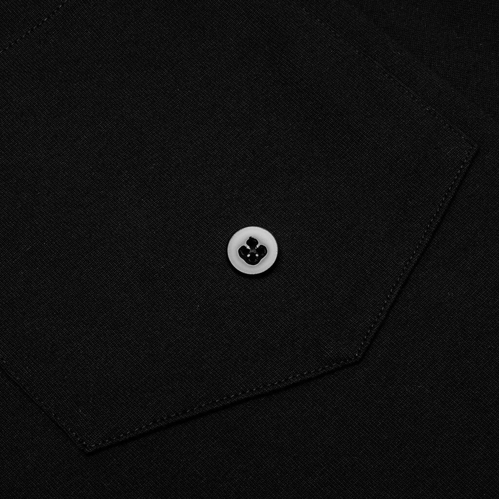 Beaded Detail T-Shirt - Black - Image 3