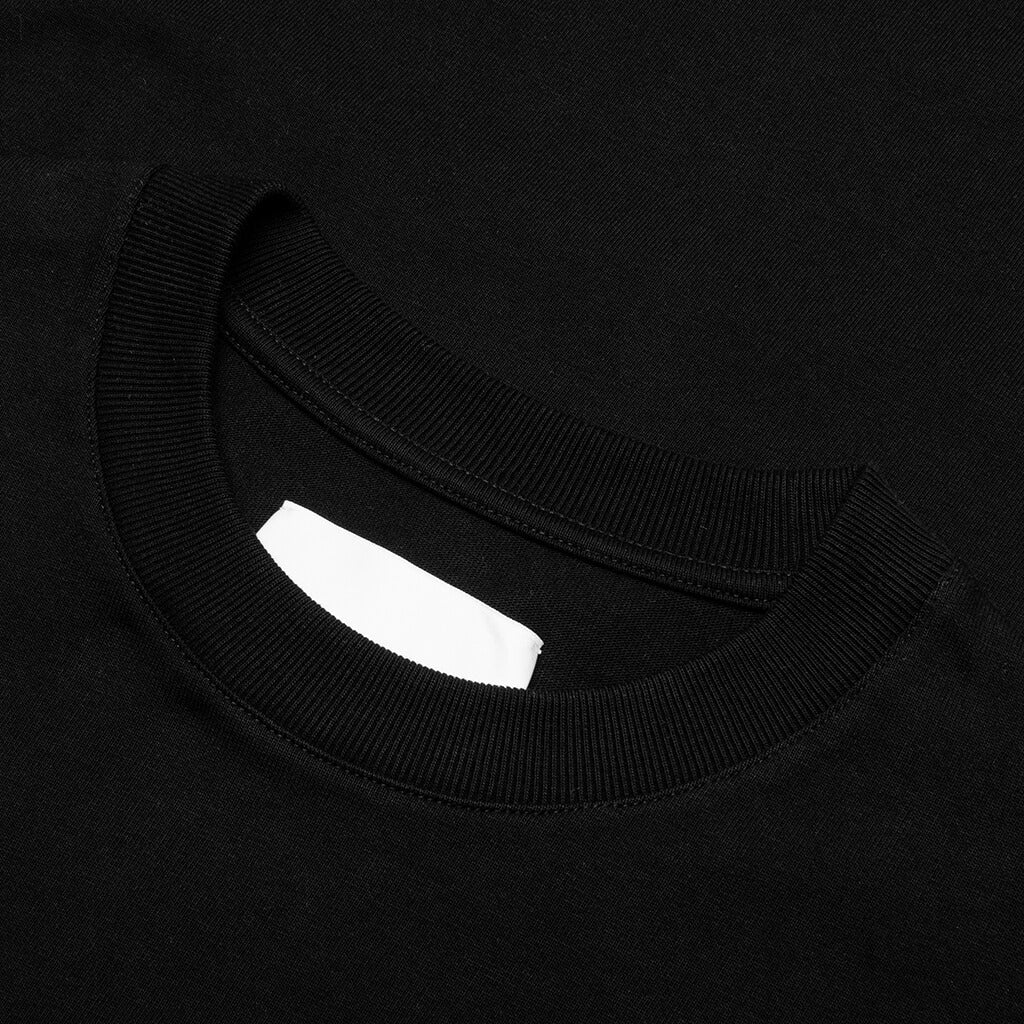 Beaded Detail T-Shirt - Black - Image 4