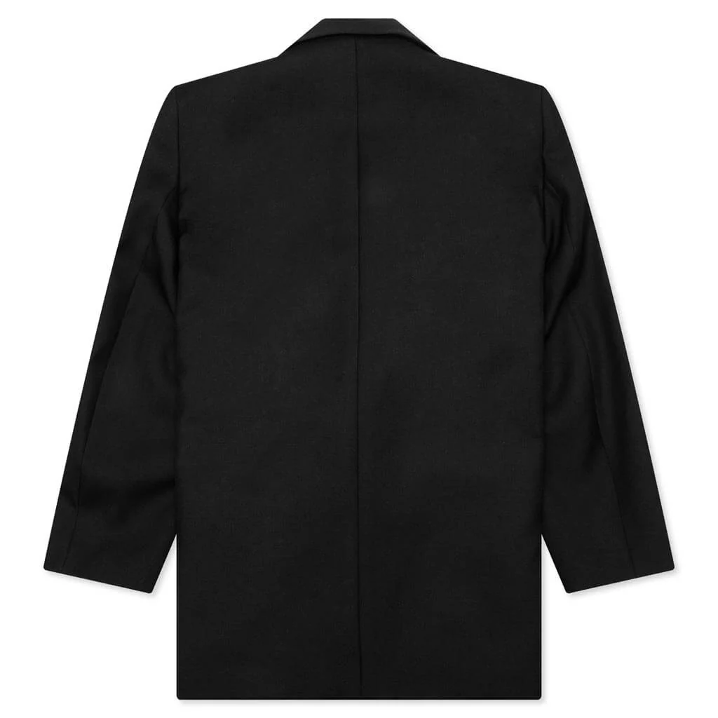 Tailored Wool Jacket - Black - Image 2