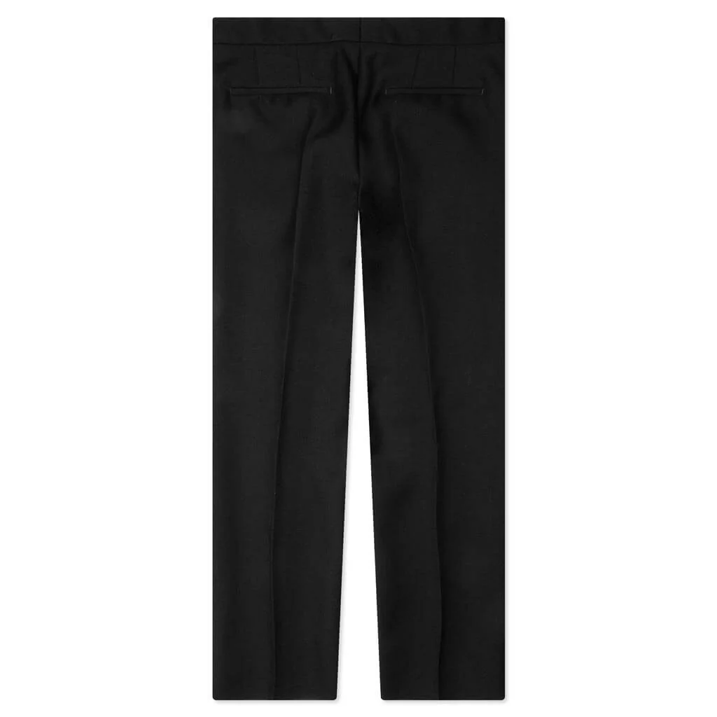 Wool Trouser - Black - Image 2