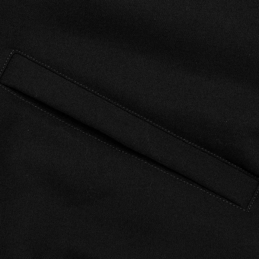 Wool Bomber Jacket - Black - Image 4