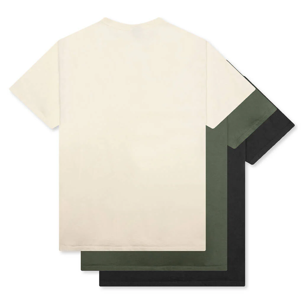 Foundation 3 Pack Tee - Natural - Image 2