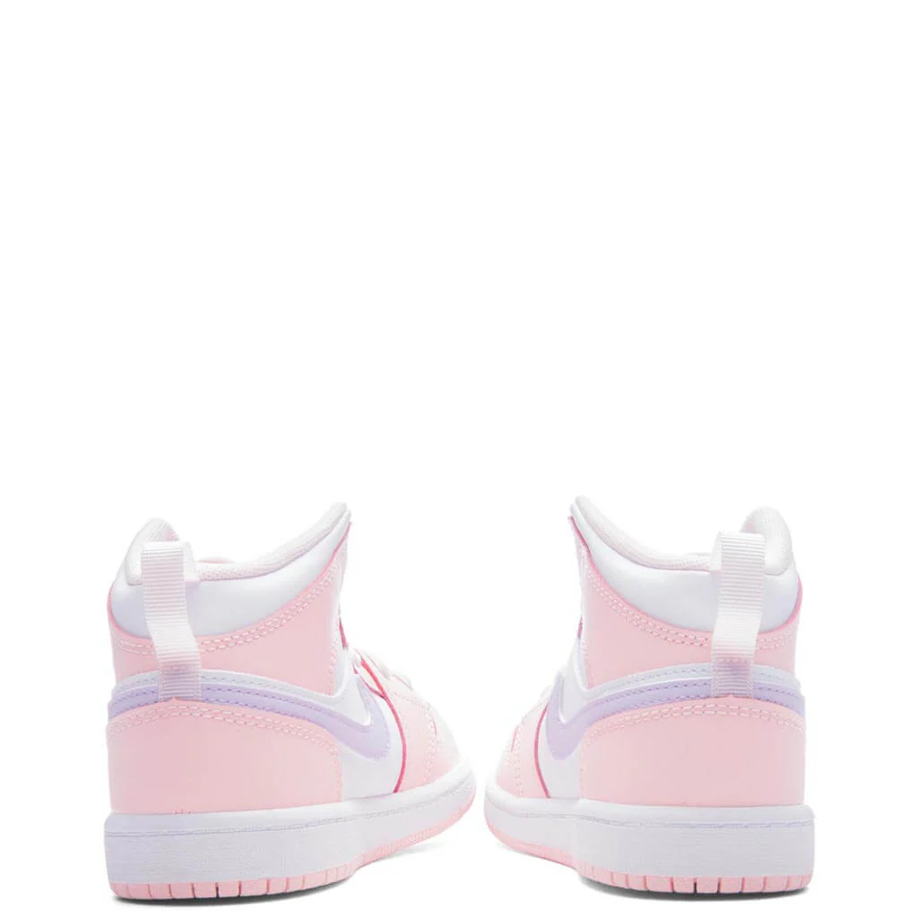 Jordan 1 Mid (PS) - Pink Wash/Violet Frost/White - Image 4