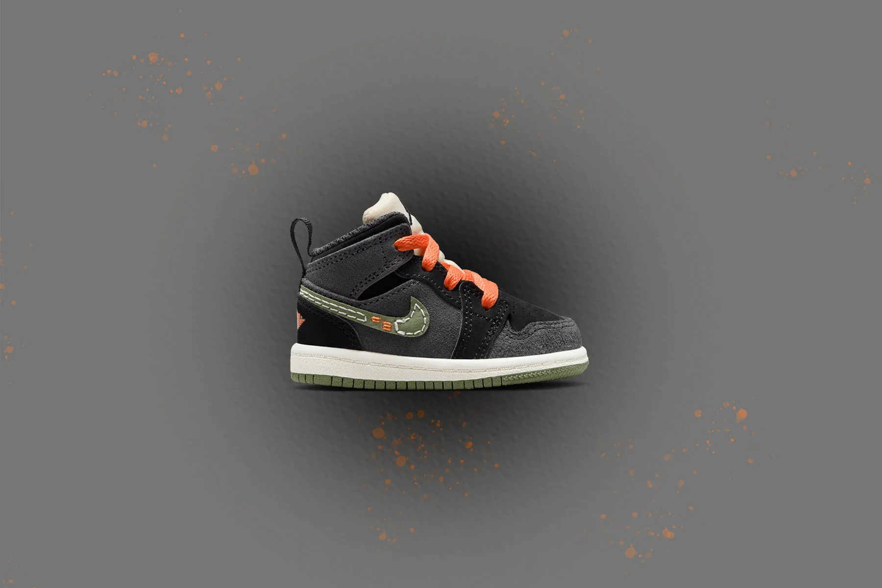 Jordan 1 Mid SE Craft (TD) - Anthracite/Sky J Light Olive/Black - Image 5