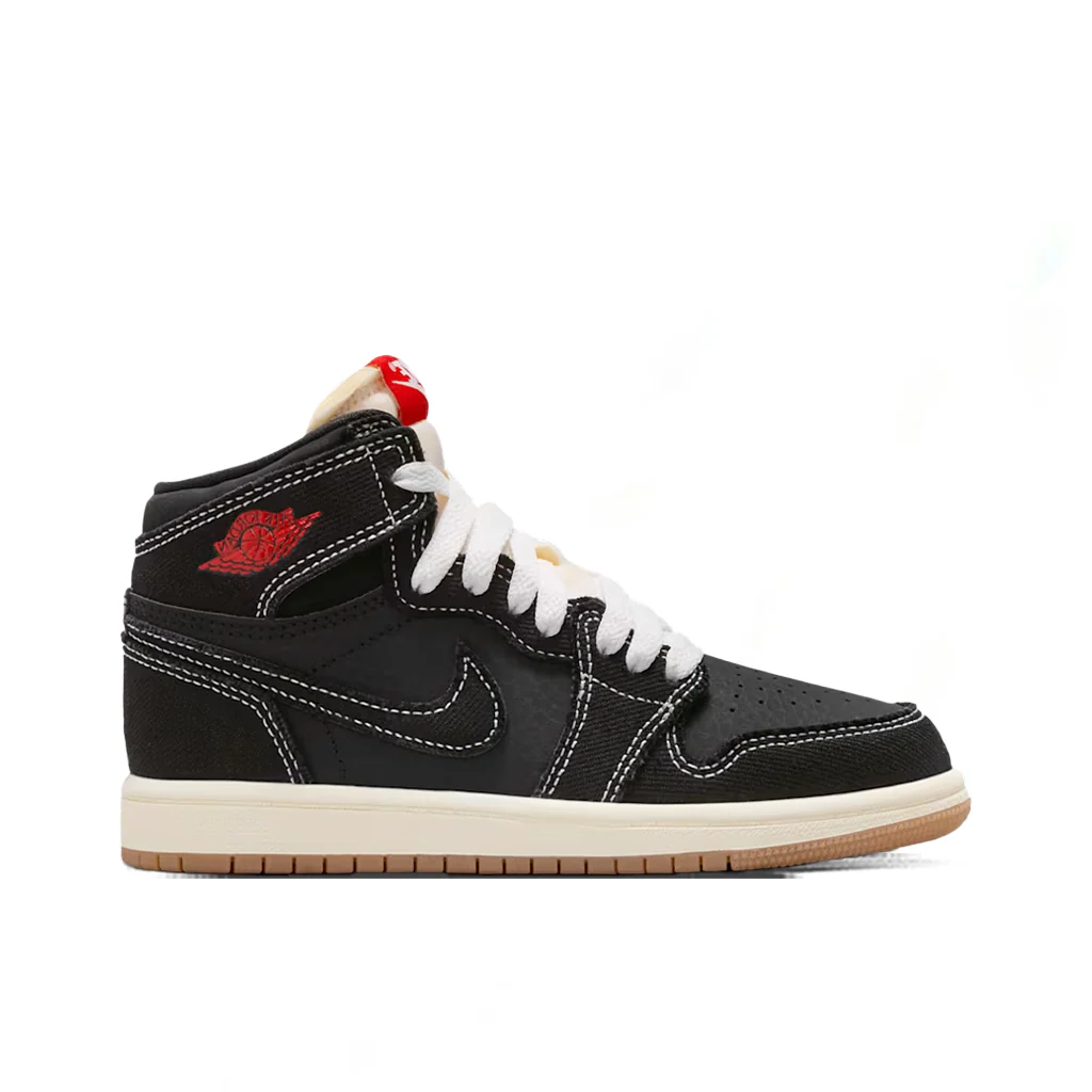 Air Jordan 1 Retro High OG 'Flight Club' (PS) - Black/Sail/Gum Medium Brown