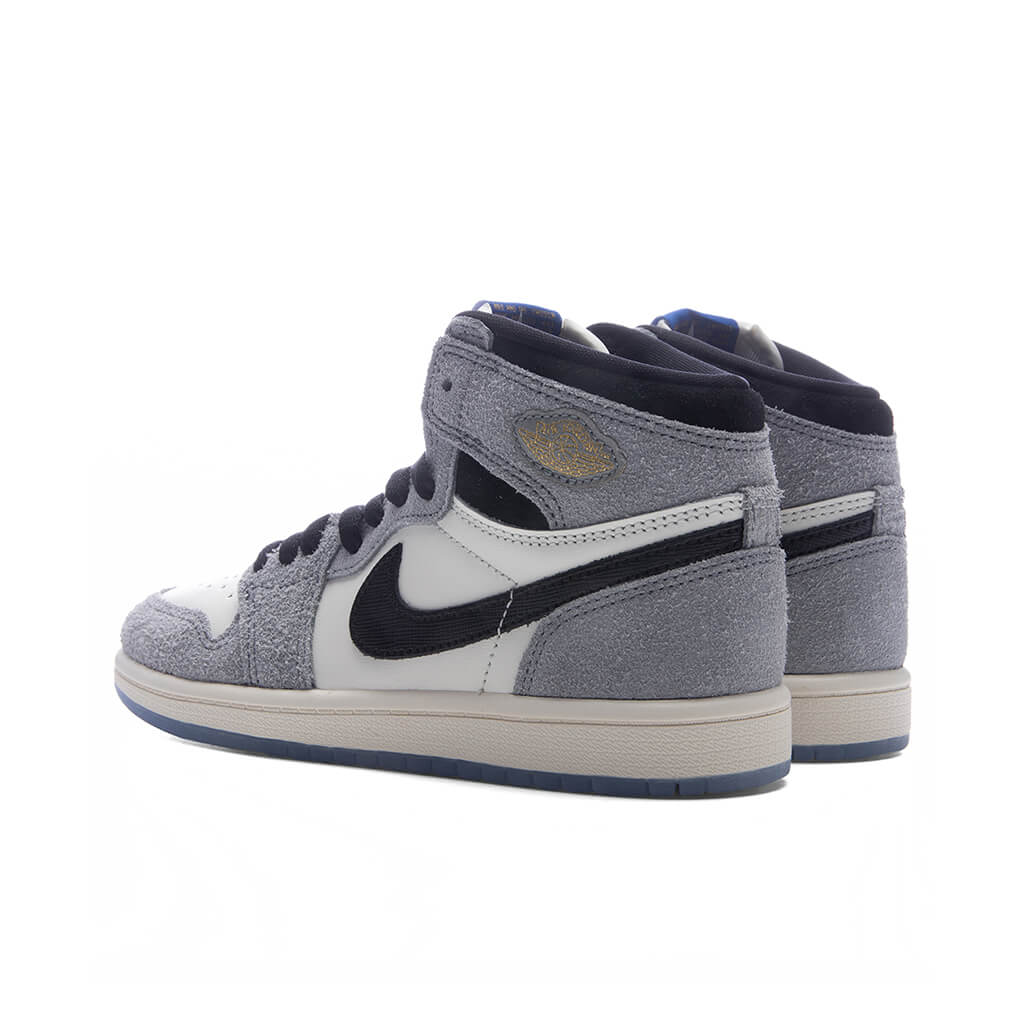 Air Jordan 1 Retro High OG 'All Star' (PS) - Cool Grey/Black/Sail/Game Royal - Image 3