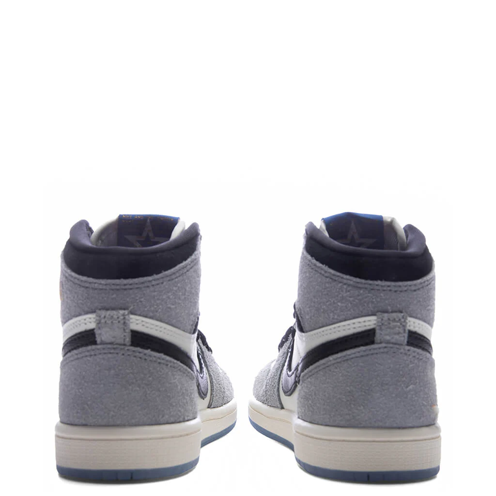 Air Jordan 1 Retro High OG 'All Star' (PS) - Cool Grey/Black/Sail/Game Royal - Image 4