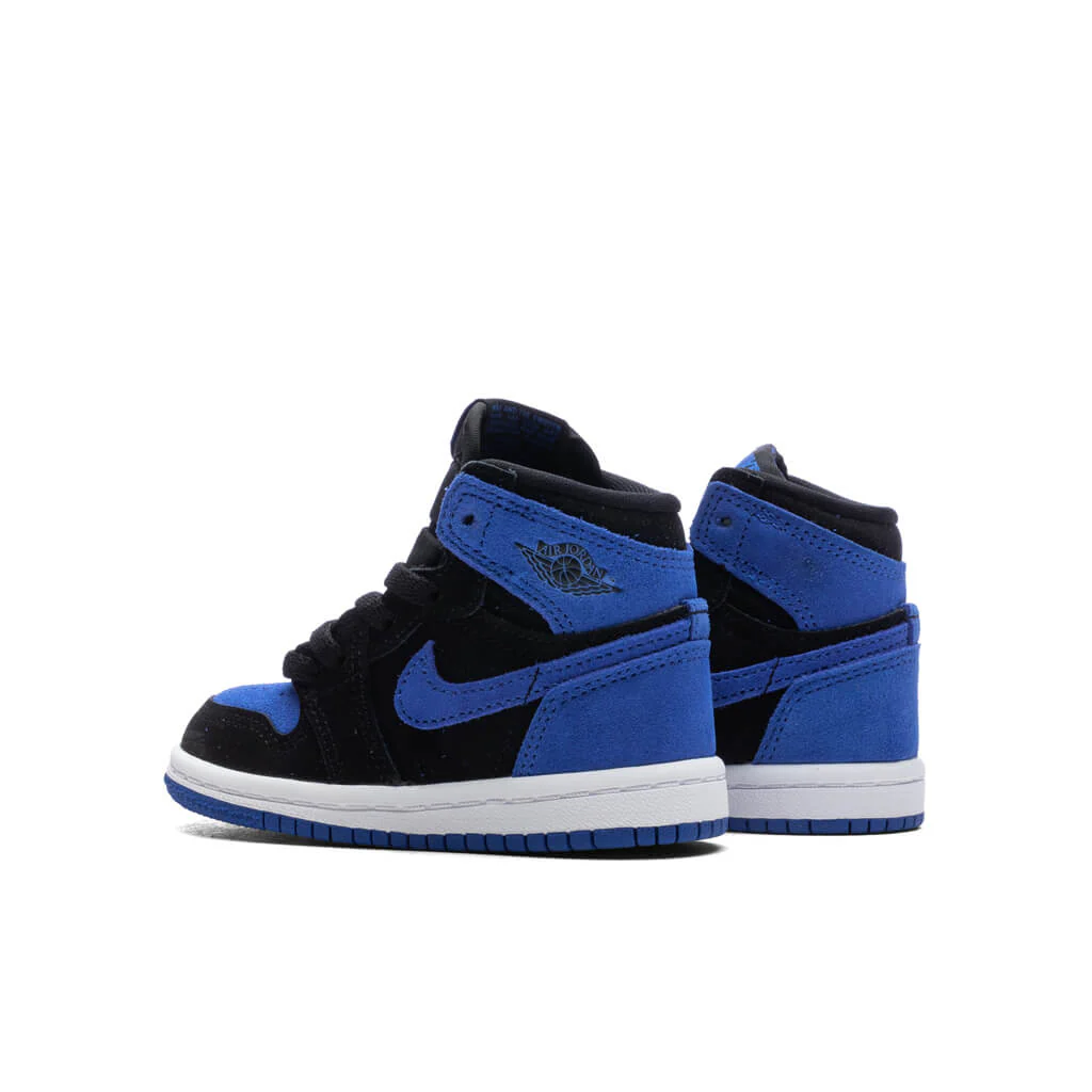 Air Jordan 1 Retro High OG (TD) 'Royal Reimagined' - Black/Royal Blue/White - Image 3