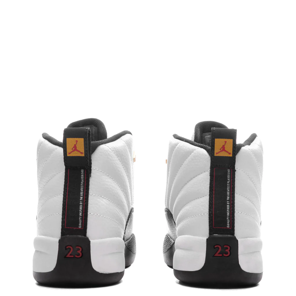 Air Jordan 12 Retro 'Taxi' (PS) - White/Black/Taxi - Image 4