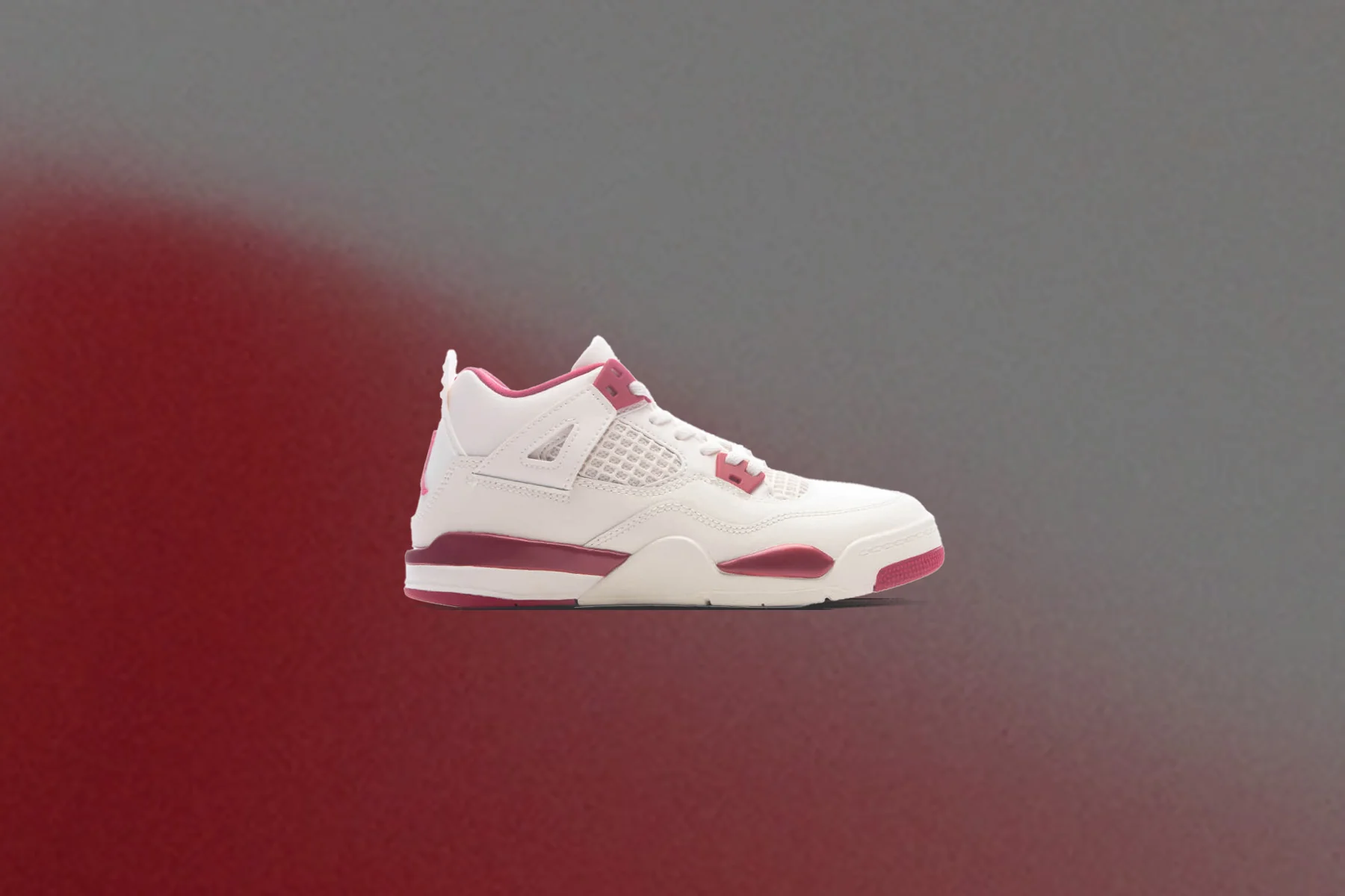 Air Jordan 4 Retro 'Valentine's Day' (PS) - Pale Ivory/Sierra Red - Image 5