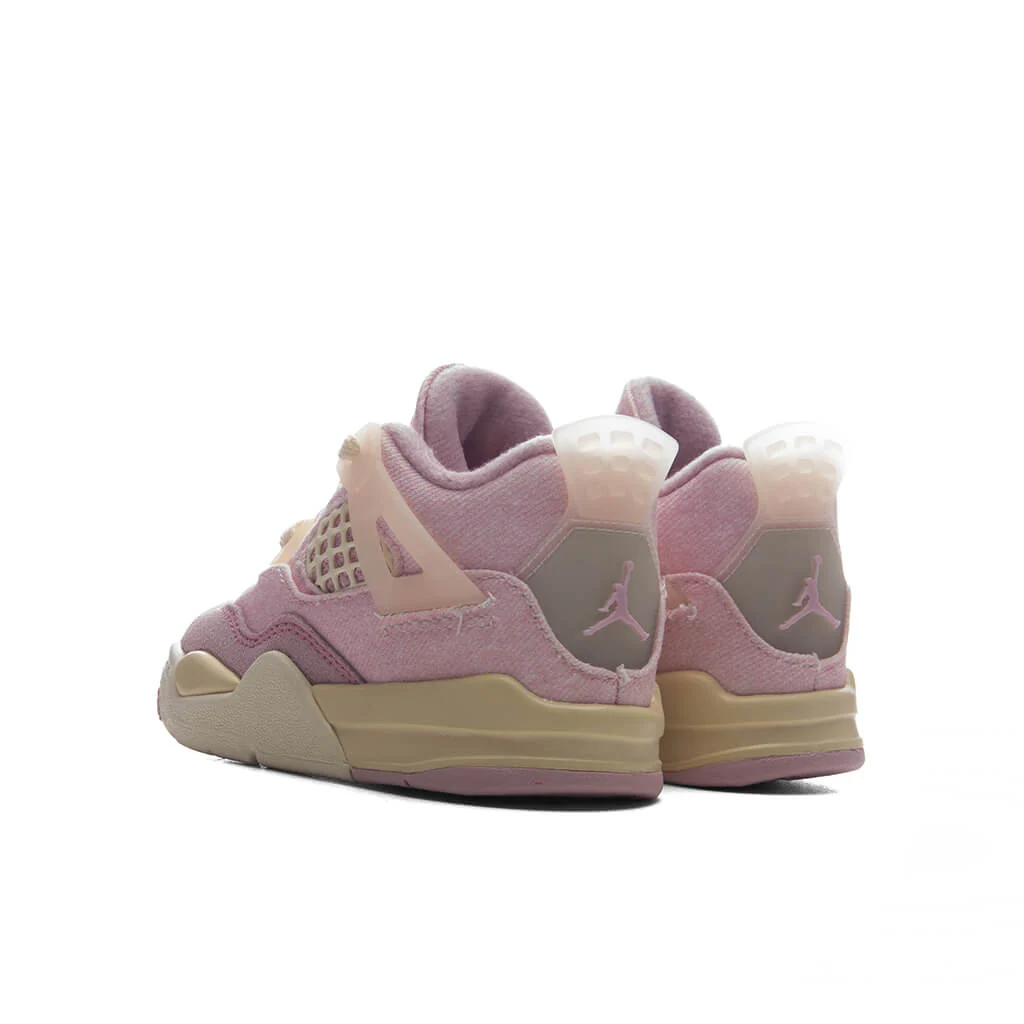 Air Jordan 4 Retro 'Iced Carmine' (TD) - Iced Carmine/Coconut Milk - Image 2