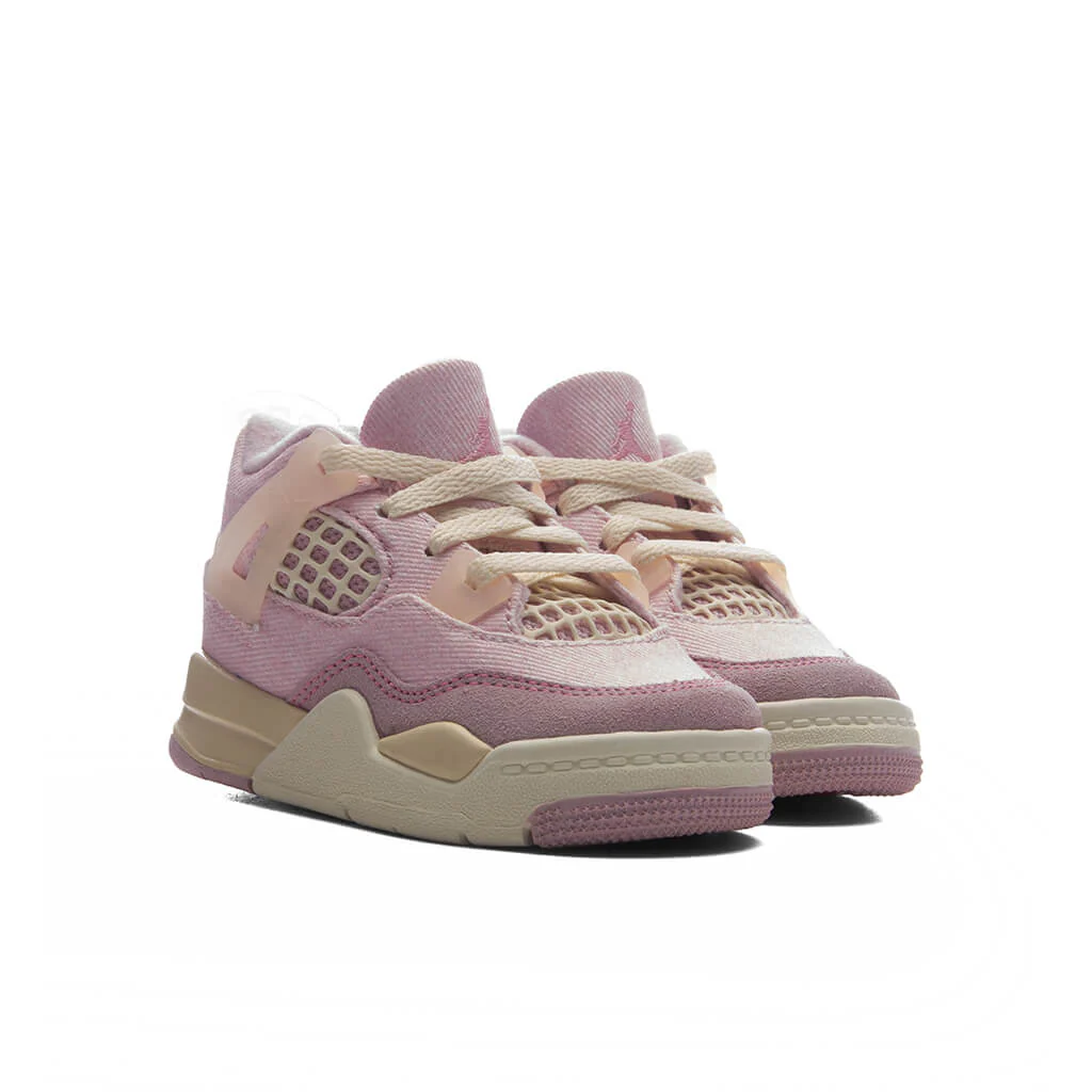 Air Jordan 4 Retro 'Iced Carmine' (TD) - Iced Carmine/Coconut Milk - Image 5