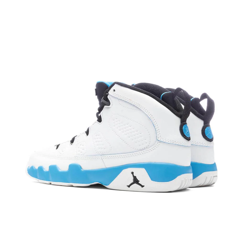 Air Jordan 9 Retro 'Powder Blue' (PS) - Summit White/Black/Dark Powder Blue - Image 3
