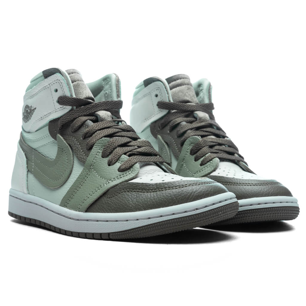 Women's Air Jordan 1 High Method of Make - Medium Olive/Oil Green/Sea Glass/Seafoam - Image 2