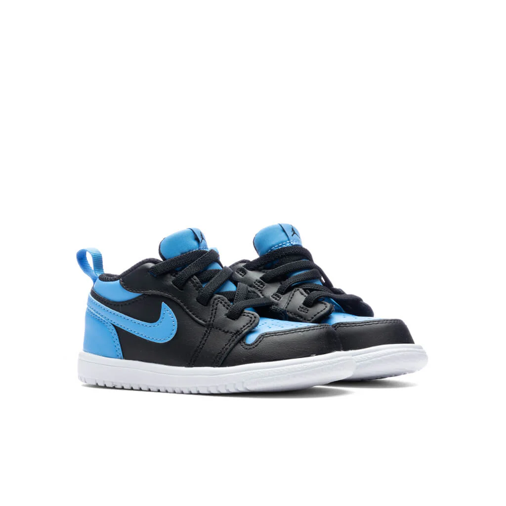 Air Jordan 1 Low Alt (TD) - Black/University Blue/White - Image 2