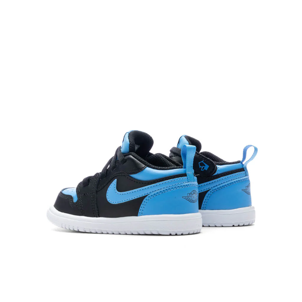 Air Jordan 1 Low Alt (TD) - Black/University Blue/White - Image 3