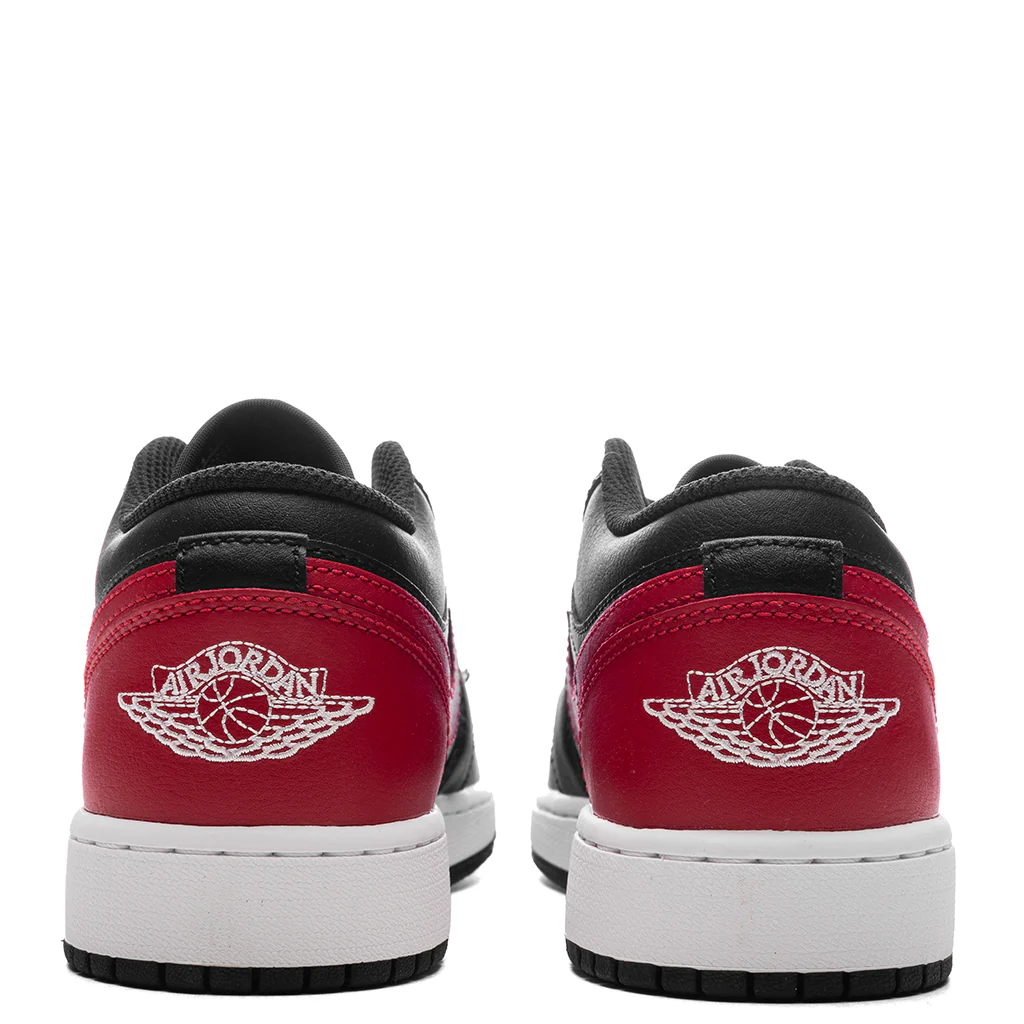 Air Jordan 1 Low (GS) - Black/Varsity Red/Summit White - Image 4