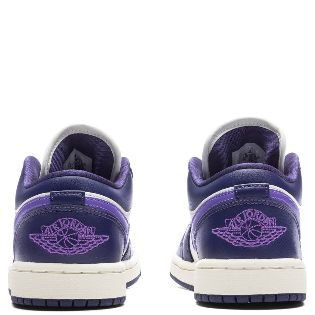 Women's Air Jordan 1 Low - Sky J Purple/Action Grape/Sail - Image 4