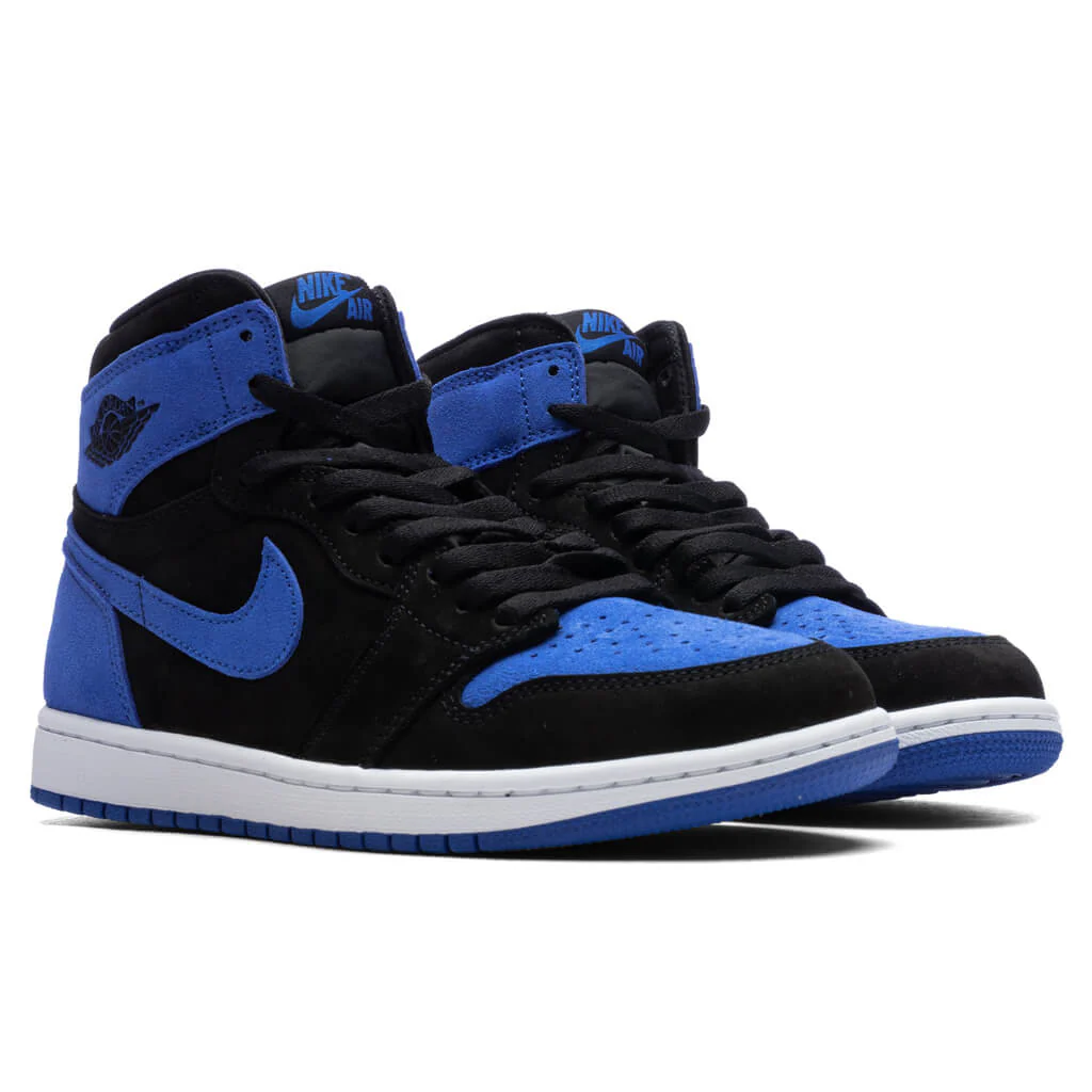 Air Jordan 1 Retro High OG 'Royal Reimagined'- Black/Royal Blue/White - Image 2