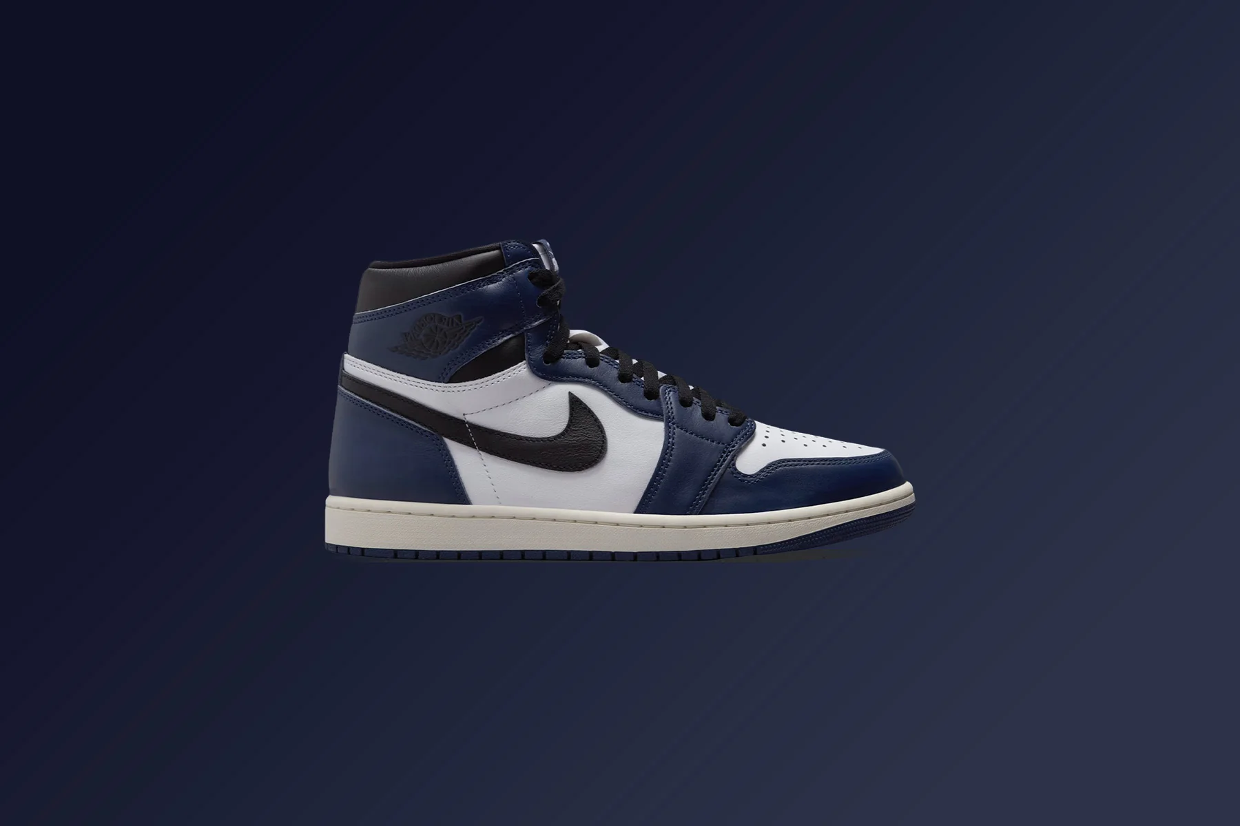 Air Jordan 1 Retro High OG - Midnight Navy/Black/White - Image 5