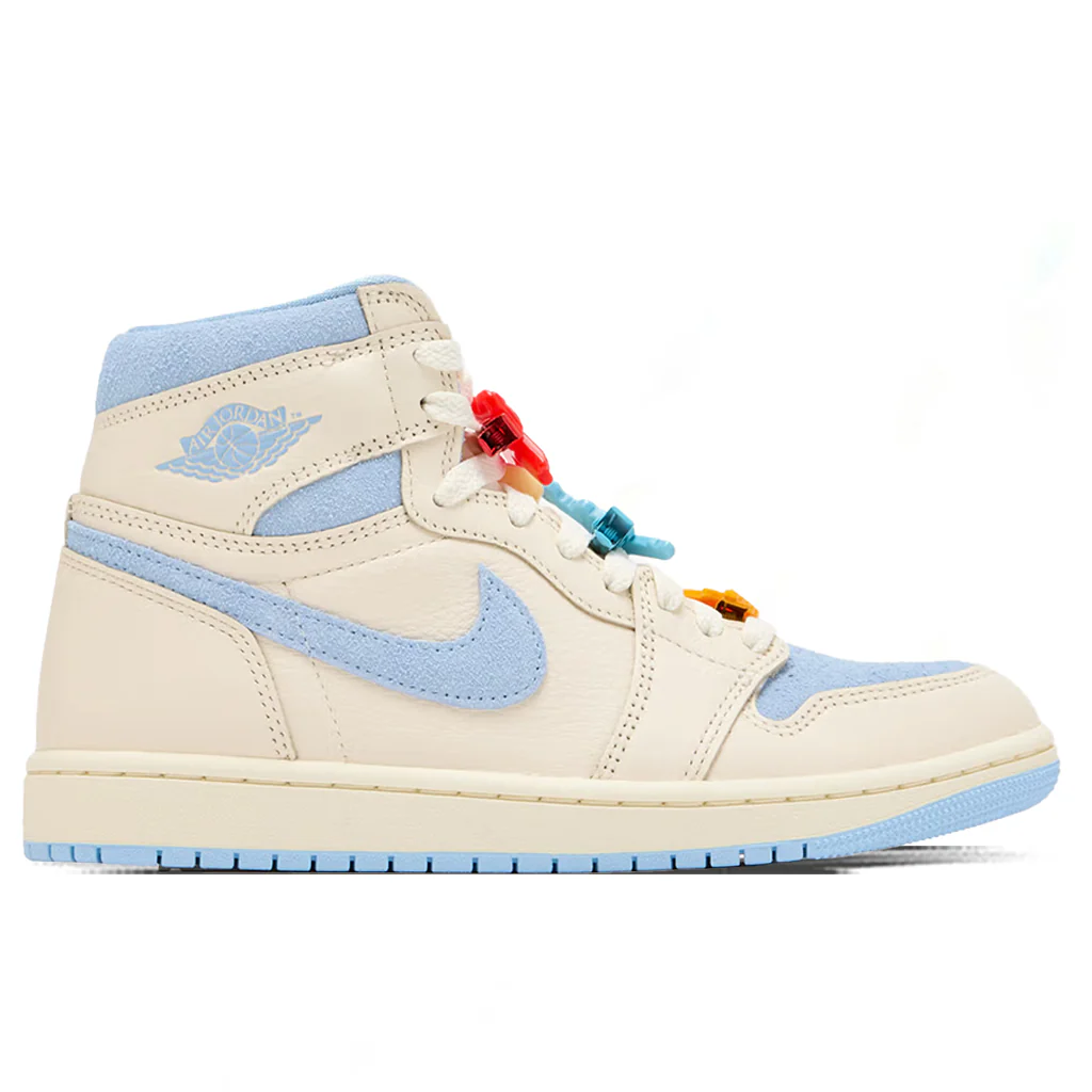 Women's Air Jordan 1 Retro High OG 'Psychic Blue' - Pale Ivory/Psychic Blue/Coconut Milk