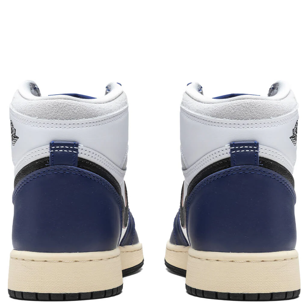 Air Jordan 1 Retro High OG 'Rare Air' - White/Black/Neutral Grey/Deep Royal Blue - Image 4