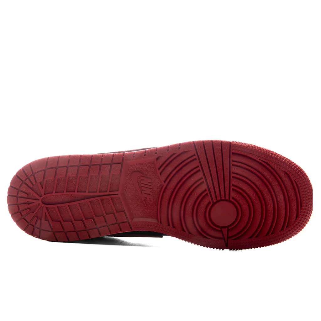 Air Jordan 1 Retro Low OG 'Banned' (GS) - Black/Varsity Red/Summit White - Image 4