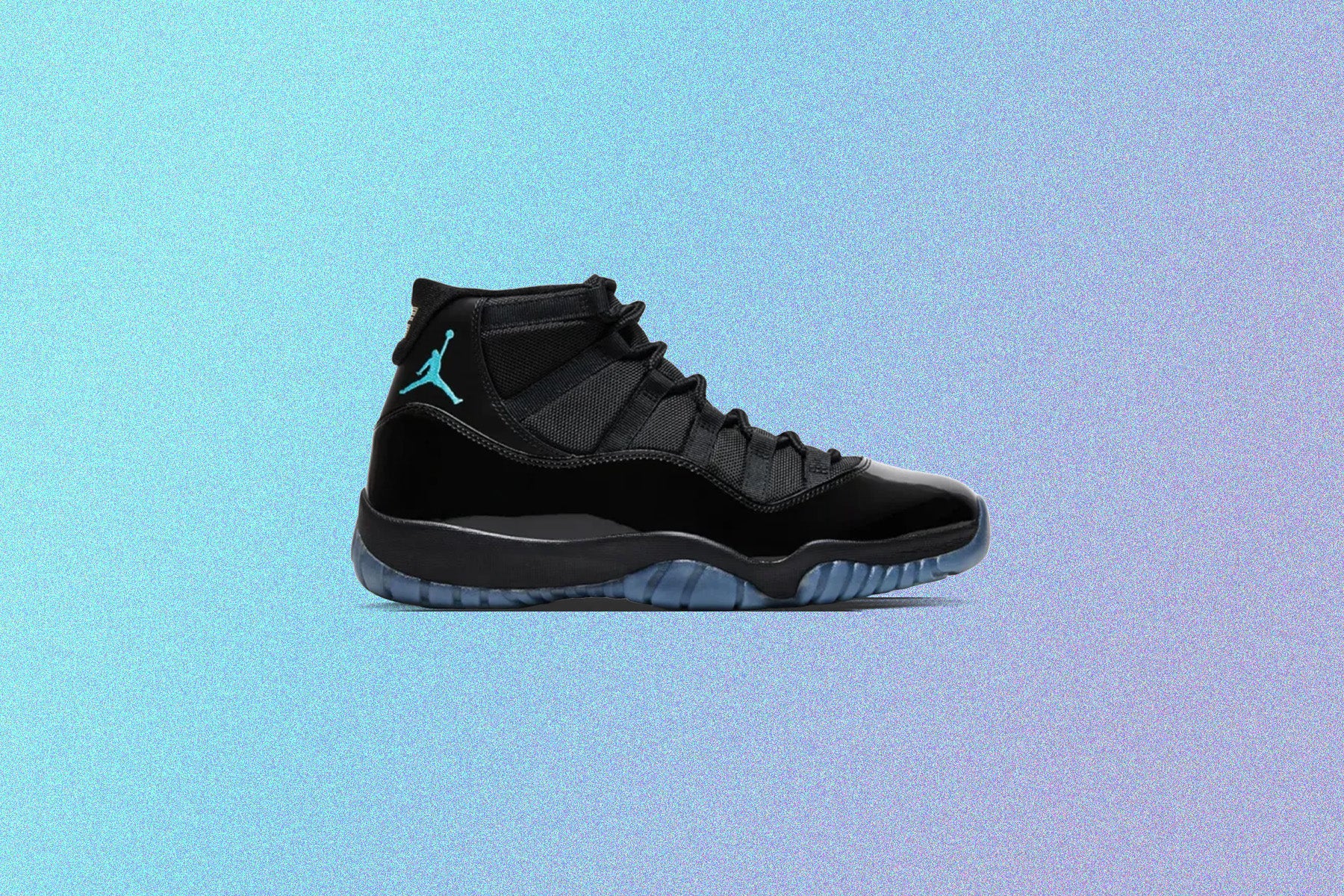 Air Jordan 11 Retro 'Gamma' - Black/Gamma Blue/Varsity Maize - Image 2