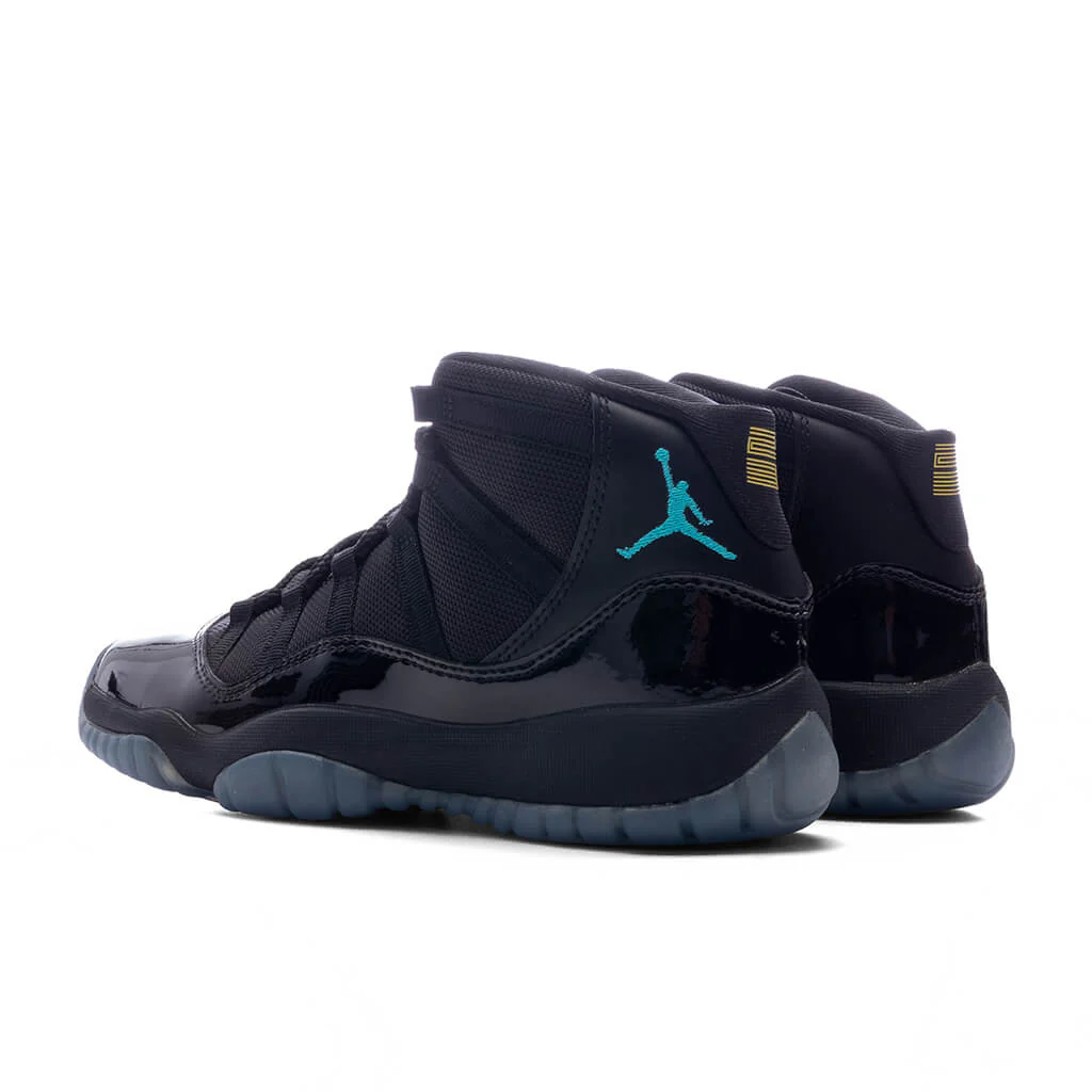 Air Jordan 11 Retro 'Gamma' (GS) - Black/Gamma Blue/Varsity Maize - Image 3