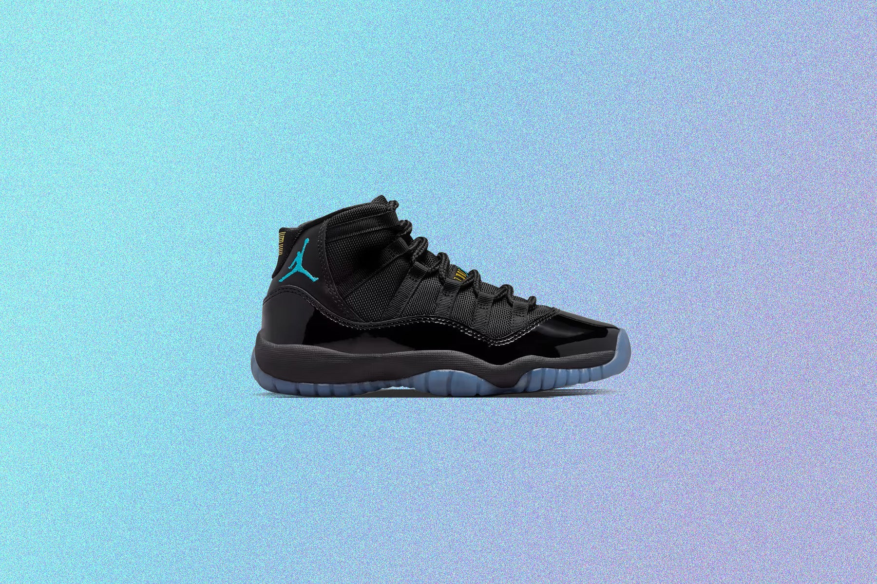 Air Jordan 11 Retro 'Gamma' (GS) - Black/Gamma Blue/Varsity Maize - Image 5