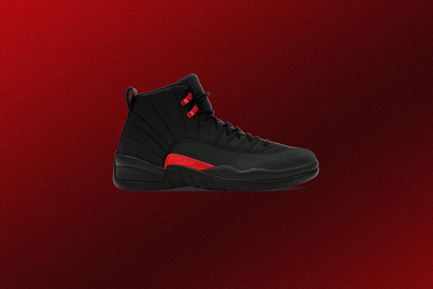 Air Jordan 12 Retro 'Bloodline' - Black/Varsity Red - Image 2