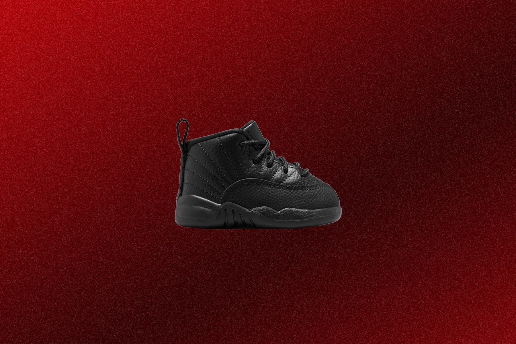 Air Jordan 12 Retro 'Bloodline' (TD) - Black/Varsity Red - Image 2