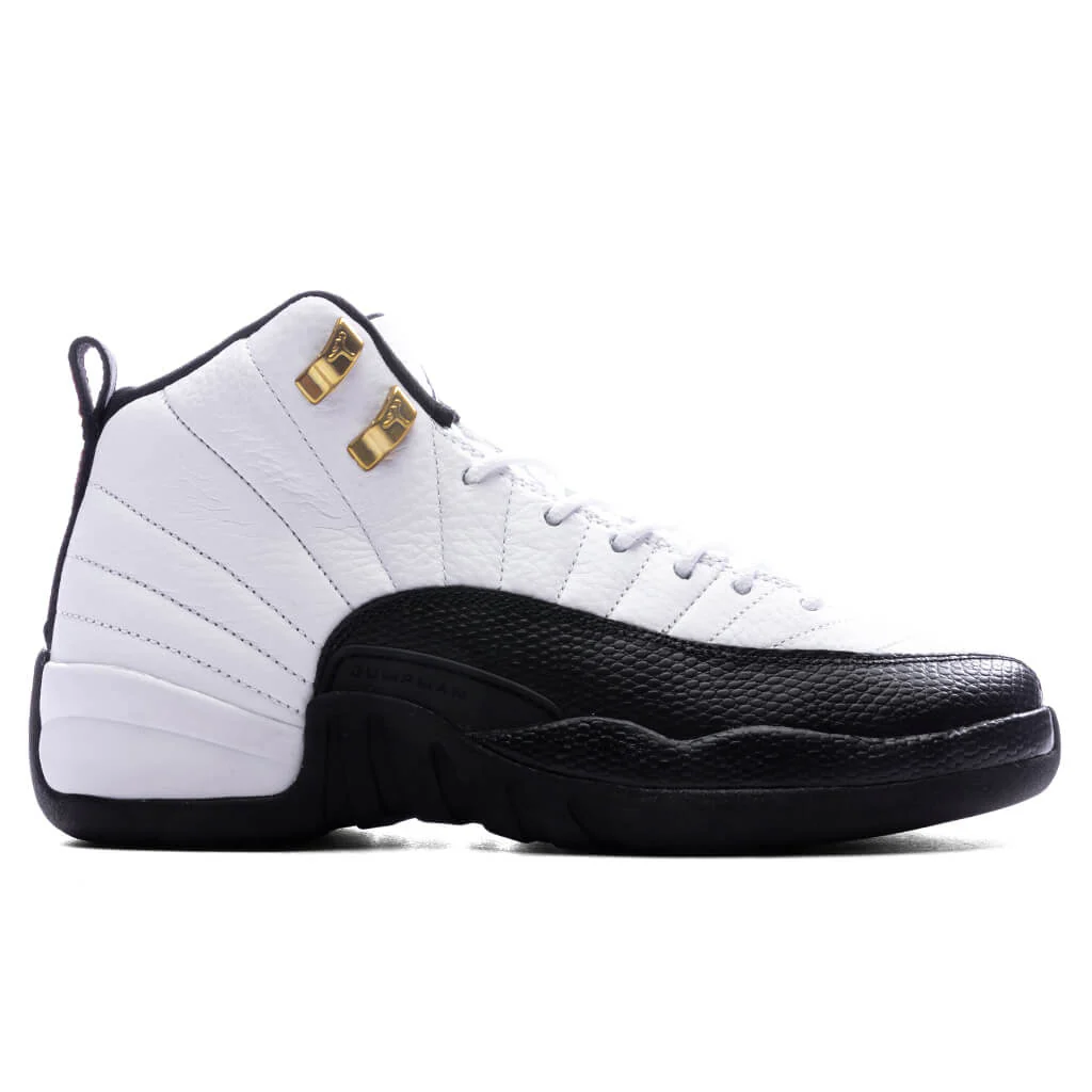 Air Jordan 12 Retro 'Taxi' (GS) - White/Black/Taxi