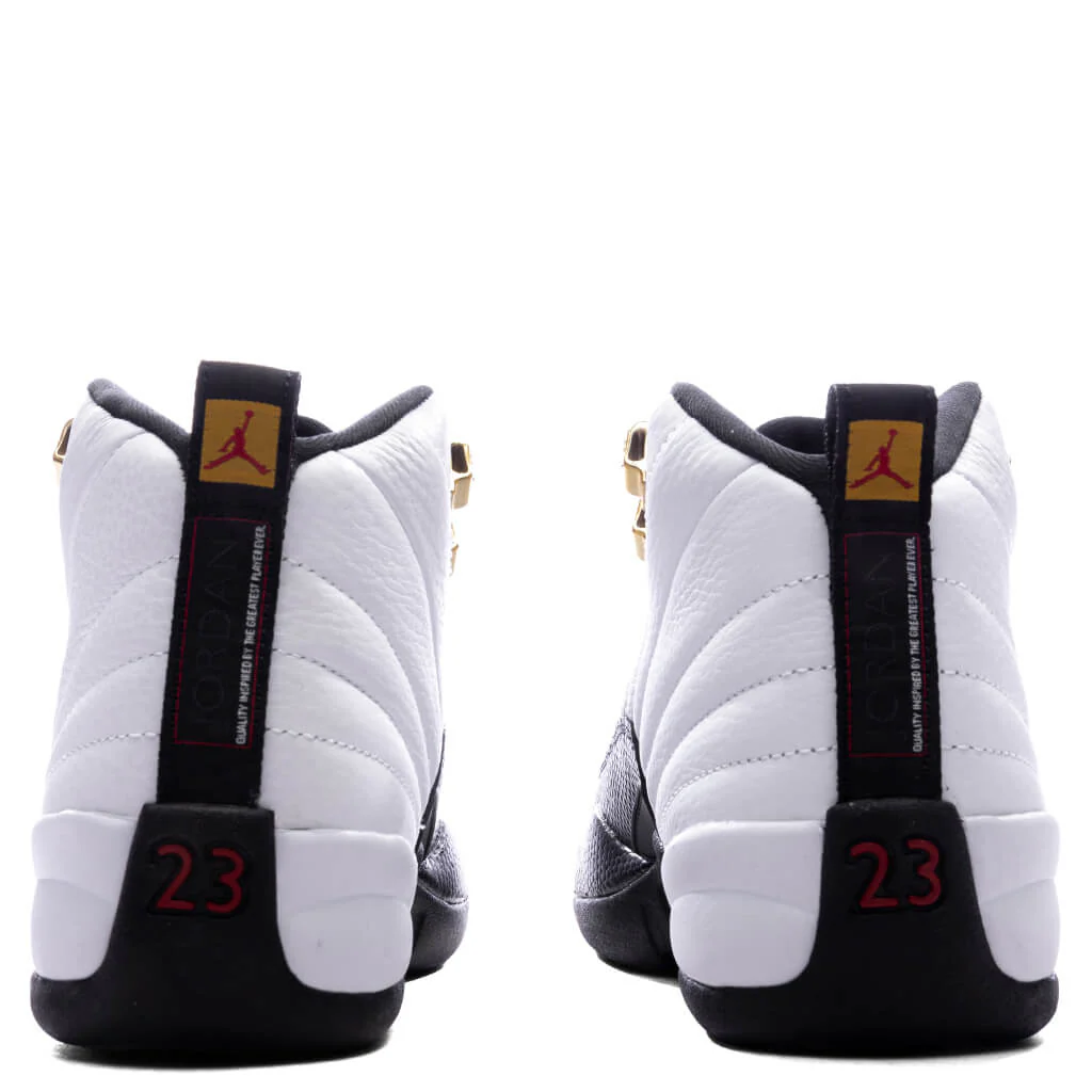 Air Jordan 12 Retro 'Taxi' (GS) - White/Black/Taxi - Image 4